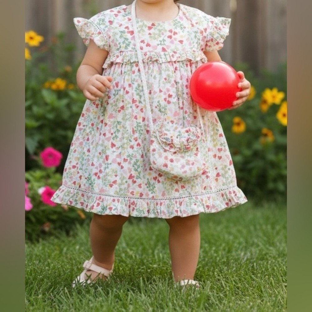 Rachel Zoe Multicolor Floral Kids Dress